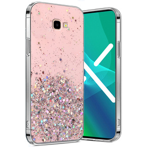 Θήκη για Samsung Galaxy J4 Plus, Glittery, ροζ