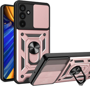 Θήκη για Samsung Galaxy M55 5G, CamShield Slide, ροζ