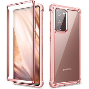 Θήκη για Samsung Galaxy Note 20 Ultra, Dexnor Full Body, διάφανη / ροζ χρυσό