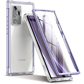 Θήκη για Samsung Galaxy Note 20 Ultra, Suritch Full Body, διαφανής / βιολετί