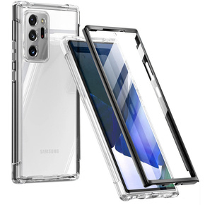 Θήκη για Samsung Galaxy Note 20 Ultra, Suritch Full Body, διαφανής / μαύρη