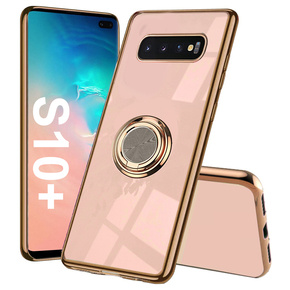 Θήκη για Samsung Galaxy S10+ Plus, Electro Ring, ροζ