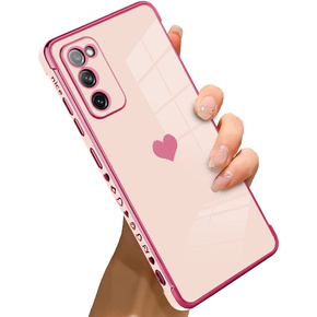 Θήκη για Samsung Galaxy S20 FE, Electro heart, ροζ rose gold