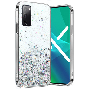 Θήκη για Samsung Galaxy S20 FE, Glittery, διαφανής