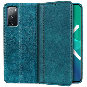 Θήκη για Samsung Galaxy S20 FE, Wallet Litchi Leather, πράσινη