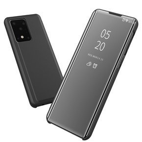 Θήκη για Samsung Galaxy S20 Ultra, Clear View, μαύρη