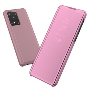 Θήκη για Samsung Galaxy S20 Ultra, Clear View, ροζ rose gold