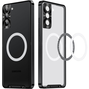 Θήκη για Samsung Galaxy S21, CamShield MagSafe, διαφανής / μαύρη