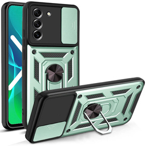 Θήκη για Samsung Galaxy S21 FE, CamShield Slide, πράσινο