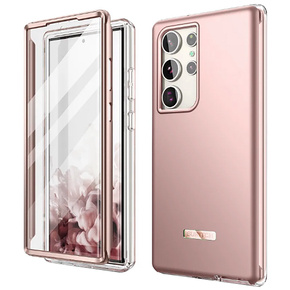 Θήκη για Samsung Galaxy S23 Ultra, Suritch Full Body, ροζ rose gold