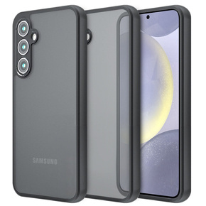 Θήκη για Samsung Galaxy S24+ Plus, Fusion Hybrid, με προστασία κάμερας, διαφανής / μαύρη