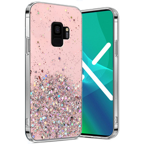 Θήκη για Samsung Galaxy S9, Glittery, ροζ