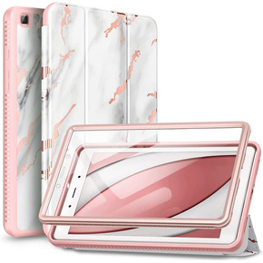 Θήκη για Samsung Galaxy Tab A 8.0, Suritch Full Body Basic Marble, ροζ