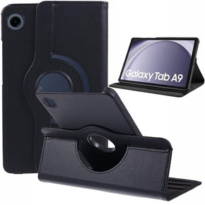 Θήκη για Samsung Galaxy Tab A9, Περιστρεφόμενη 360, μαύρη