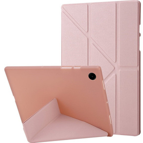 Θήκη για Samsung Galaxy Tab A9, Origami, ροζ rose gold