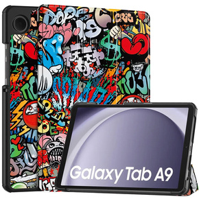 Θήκη για Samsung Galaxy Tab A9, Smartcase, graffiti