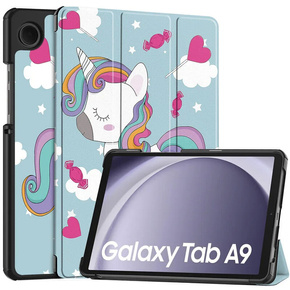 Θήκη για Samsung Galaxy Tab A9, Smartcase, unicorn