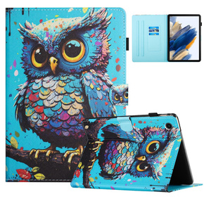 Θήκη για Samsung Galaxy Tab A9 X110 / X115, owl