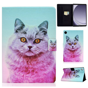 Θήκη για Samsung Galaxy Tab A9 X110 / X115, pink cat