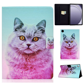 Θήκη για Samsung Galaxy Tab A9+ X210 / X215 / X216B, pink cat