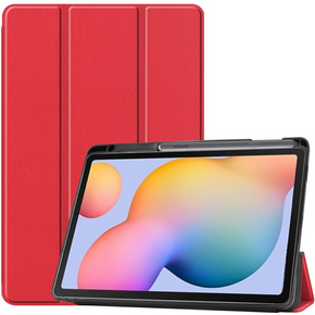 Θήκη για Samsung Galaxy Tab S6 Lite, τρίπτυχη, κόκκινη