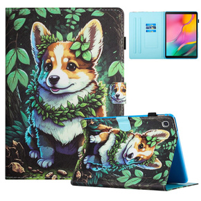 Θήκη για Samsung Galaxy Tab S6 Lite 2022 / 2020, με πτερύγιο, corgi dog