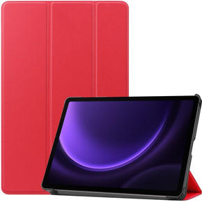 Θήκη για Samsung Galaxy Tab S9 FE, τρίπτυχη, κόκκινη