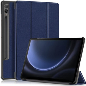 Θήκη για Samsung Galaxy Tab S9 FE+ Plus, Smartcase με χώρο για γραφίδα, σκούρο μπλε