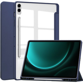 Θήκη για Samsung Galaxy Tab S9 FE+ Plus, Smartcase Hybrid, με χώρο για γραφίδα, σκούρο μπλε