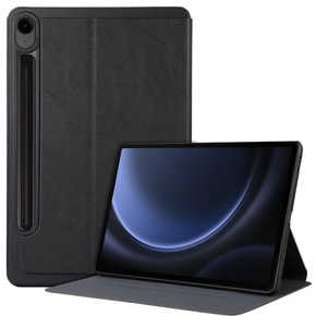 Θήκη για Samsung Galaxy Tab S9 FE, Smartcase με χώρο για γραφίδα, μαύρη