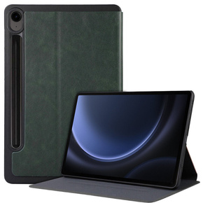 Θήκη για Samsung Galaxy Tab S9 FE, Smartcase με χώρο για γραφίδα, πράσινη