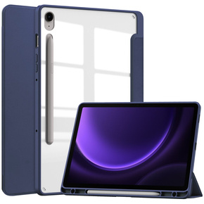 Θήκη για Samsung Galaxy Tab S9 FE, Smartcase Hybrid, με χώρο για γραφίδα, σκούρο μπλε