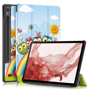 Θήκη για Samsung Galaxy Tab S9, Smartcase Hybrid Pen Slot, sweet animals