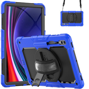 Θήκη για Samsung Galaxy Tab S9 Ultra, θωρακισμένη προστατευτική, μπλε / μαύρο