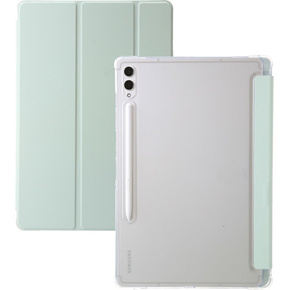 Θήκη για Samsung Galaxy Tab S9 Ultra, Smartcase Hybrid, με χώρο για γραφίδα, πράσινη