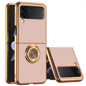Θήκη για Samsung Galaxy Z Flip 4 5G, Electro Ring, ροζ