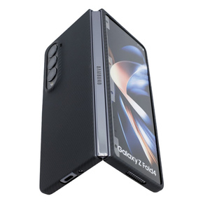 Θήκη για Samsung Galaxy Z Fold 4 5G, Aramid Fiber Cover, μαύρη