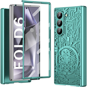 Θήκη για Samsung Galaxy Z Fold6 5G, Mechanical Legend, πράσινη