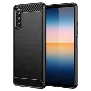 Θήκη για Sony Xperia 10 IV, Carbon, μαύρη