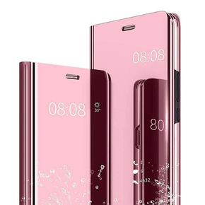 Θήκη για Xiaomi 11T / 11T Pro, Clear View, ροζ rose gold