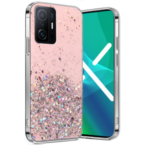 Θήκη για Xiaomi 11T / 11T Pro, Glittery, ροζ