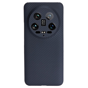 Θήκη για Xiaomi 14 Ultra, Aramid Fiber Cover, μαύρη