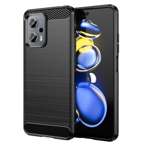 Θήκη για Xiaomi Poco X4 GT 5G, Carbon, μαύρη