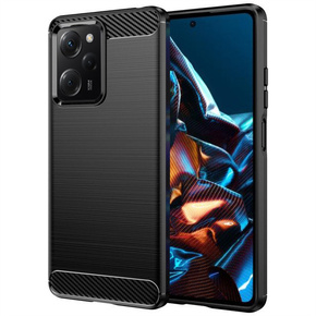 Θήκη για Xiaomi Poco X5 Pro 5G, Carbon, μαύρη