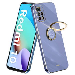 Θήκη για Xiaomi Redmi 10, Electro Ring, μπλε
