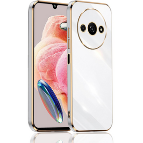 Θήκη για Xiaomi Redmi A3, Glamour CamShield, λευκή