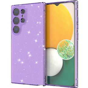 Θήκη για Xiaomi Redmi A3, Glittery Powder, λευκό / ροζ