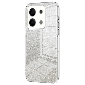 Θήκη για Xiaomi Redmi Note 13 5G, Glitter Case CamShield, διαφανής