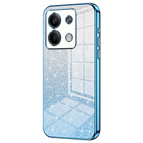 Θήκη για Xiaomi Redmi Note 13 5G, Glitter Case CamShield, μπλε