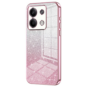 Θήκη για Xiaomi Redmi Note 13 5G, Glitter Case CamShield, ροζ